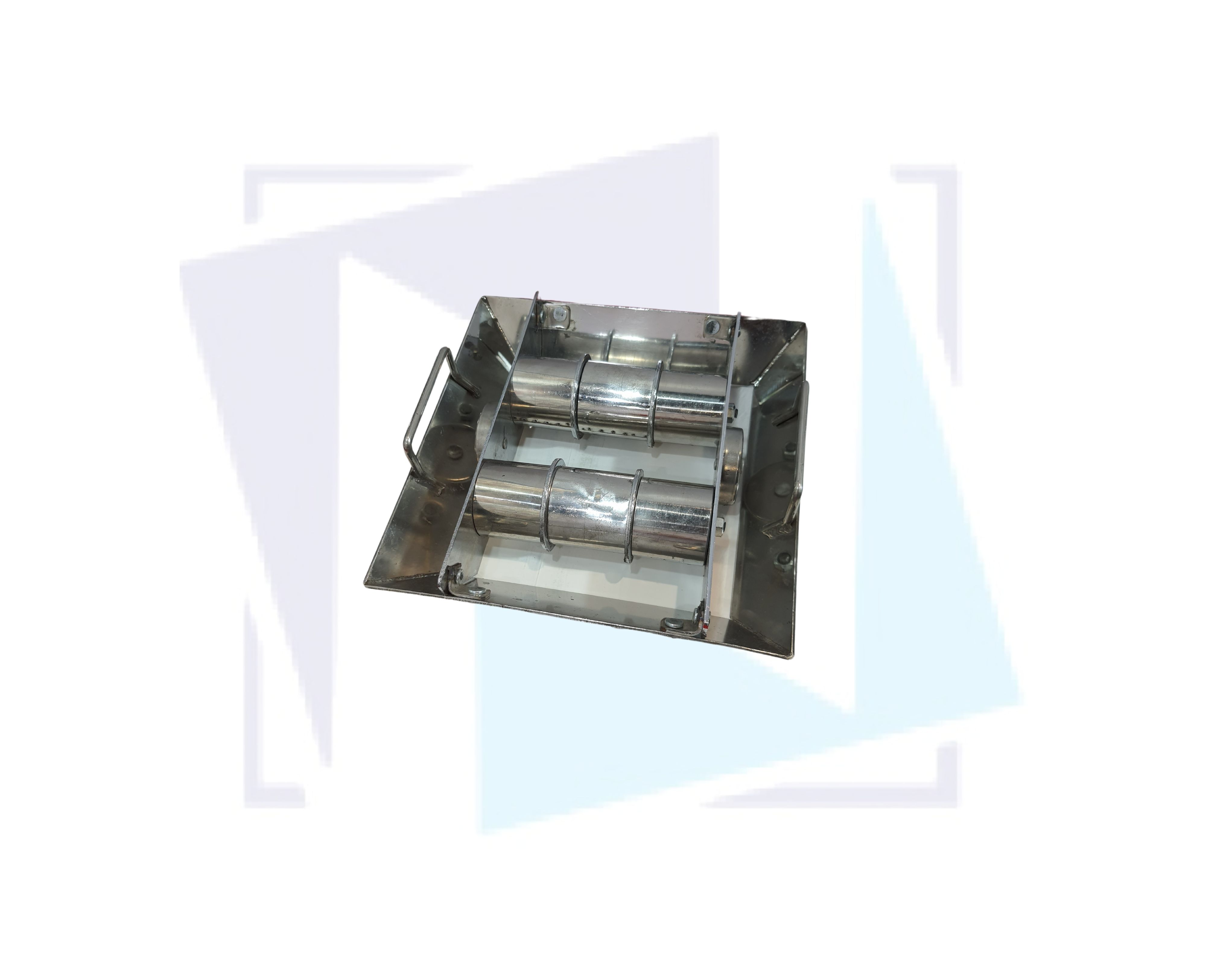 Grill Type Robust Square Hopper Magnet - 8 inch